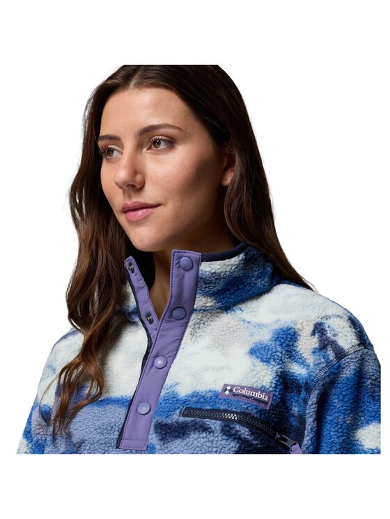 Columbia Columbia Polar Helvetia™ II Printed Cropped Half Snap Fleece Kolorowy Regular Fit
