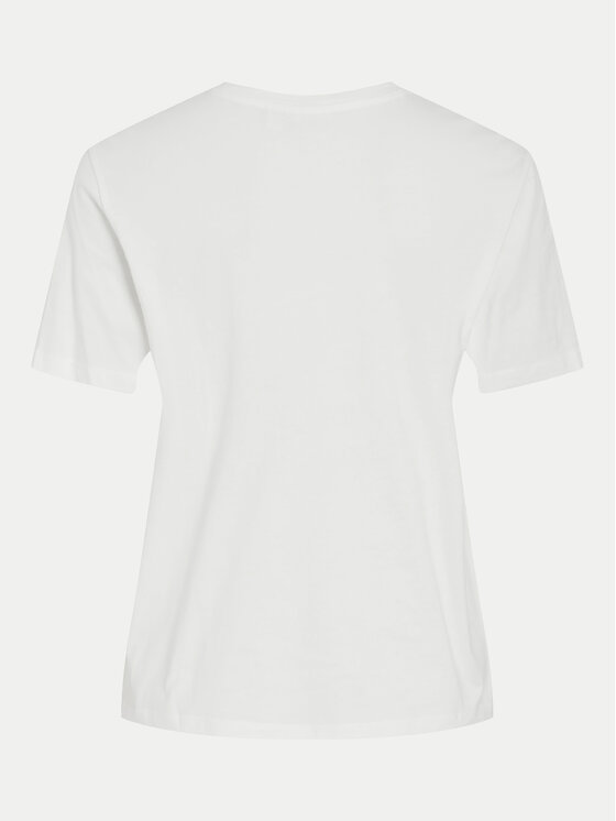 Vila Vila T-Shirt Sybil 14097370 Weiß Regular Fit