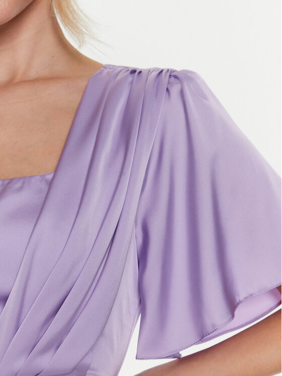 Rinascimento Rinascimento Kokteilinė suknelė CFC0112815003 Violetinė Regular Fit