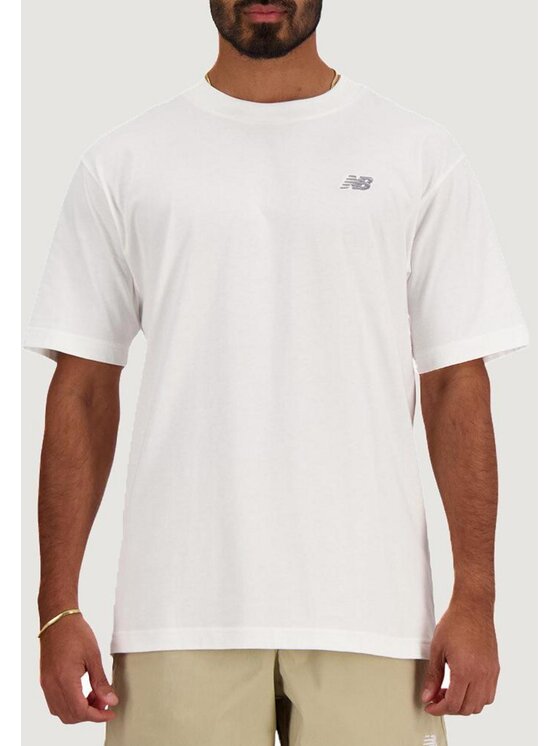 New Balance New Balance T-Shirt MT41509 Λευκό Shirt Fit