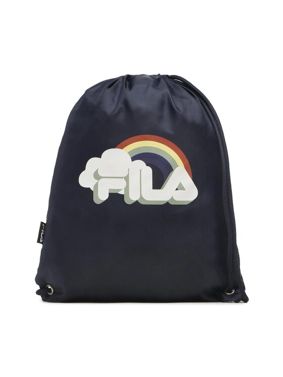 Rucsac tip sac Fila Bohicon Rainbow Small Sport Drawstring Backpack FBK0018 Bleumarin