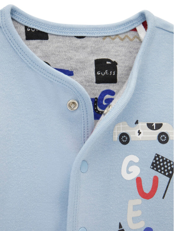 Guess Guess Džempera ar kapuci, bodija un sporta bikšu komplekts P6RG02 KA6W1 Daudzkrāsains Regular Fit