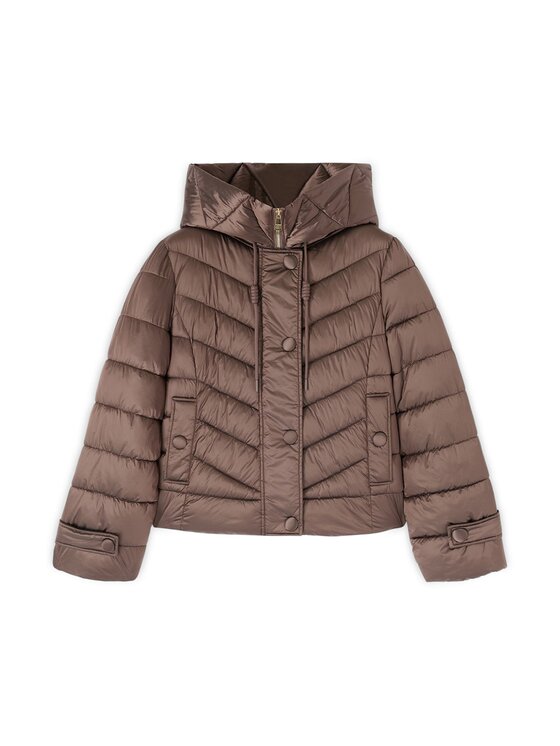 Motivi Motivi Kurtka puchowa F020Q000753N013 Brązowy Boxy Fit