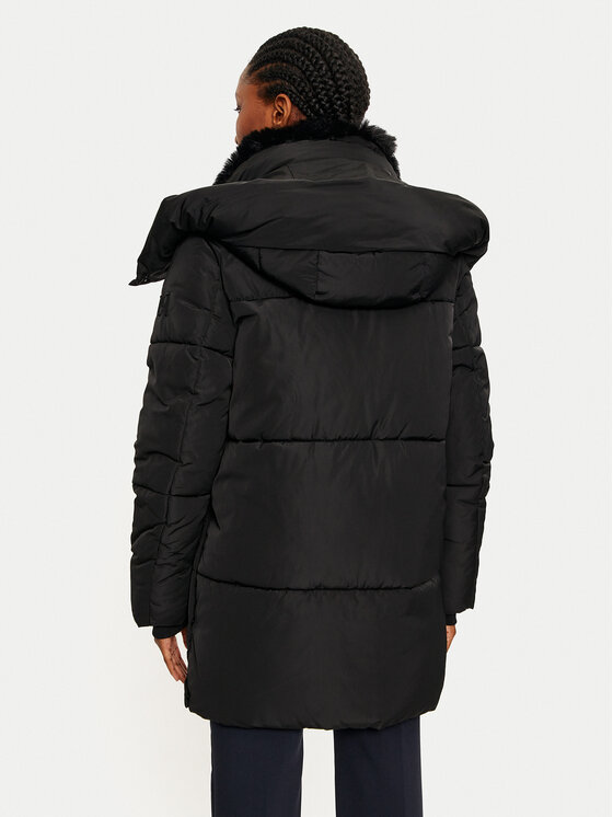 Rinascimento Rinascimento Kurtka zimowa CFC0118343003 Czarny Loose Fit