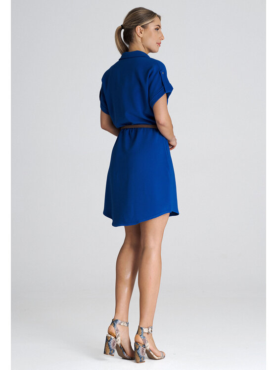 FIGL FIGL Φόρεμα καθημερινό M1001 Μπλε Regular Fit
