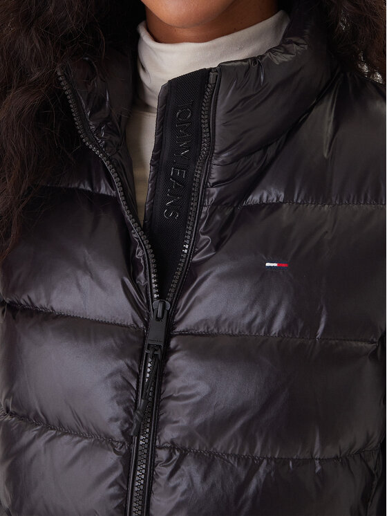 Tommy Jeans Tommy Jeans Daunenjacke DW0DW21618 Schwarz Slim Fit