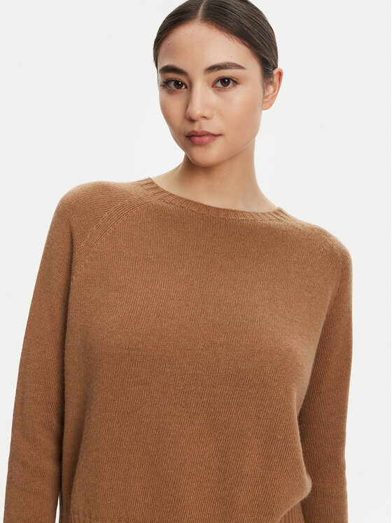Marella Marella Pulover Spider 2523366354 Rjava Oversize