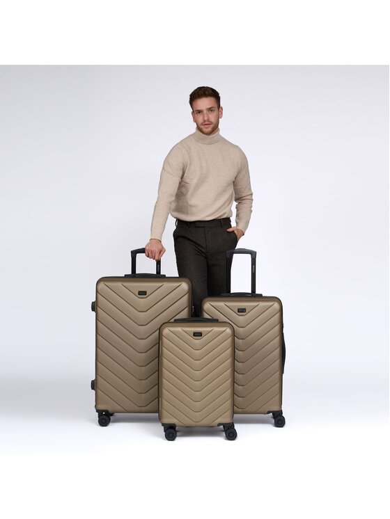 Redolz Redolz Komplet walizek 275582 Beżowy