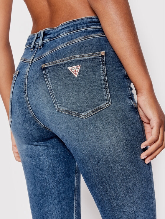 Guess Guess Jeansy W2YA46 D4Q02 Modrá Skinny Fit