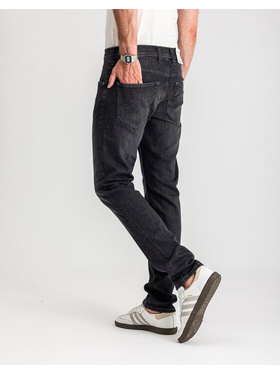 Mustang Mustang Jeansy OREGON TAPERED Czarny Slim Fit