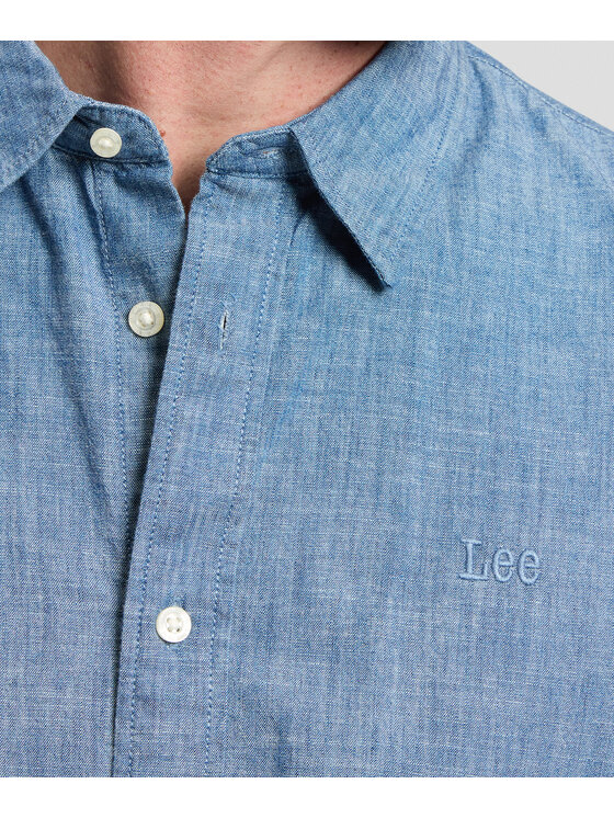 Lee Lee Koszula 112386455 Niebieski Regular Fit