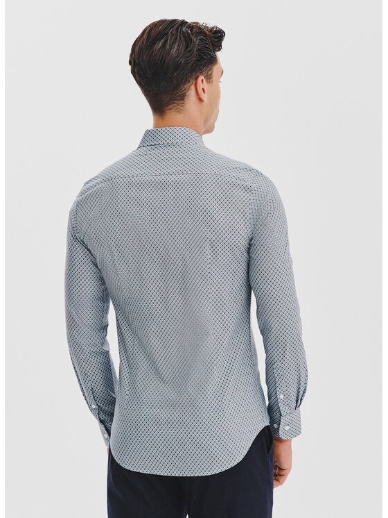 Pako Lorente Pako Lorente Koszula P25WF-1X-023 Niebieski Slim Fit
