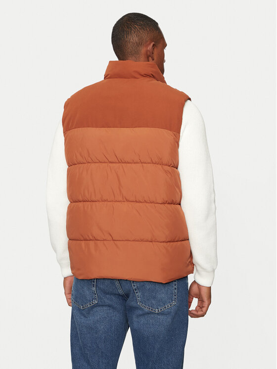 Jack&Jones Jack&Jones Brezrokavnik Moon 12256860 Rjava Regular Fit