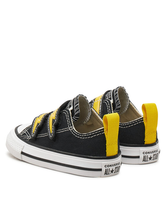 Converse Converse Tornacipő Chuck Taylor All Star Electric Bolt Easy-On A08376C Fekete