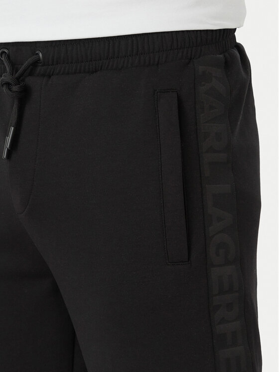 KARL LAGERFELD KARL LAGERFELD Melegítő alsó 705016 562901 Fekete Regular Fit