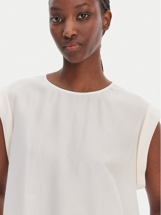 BOSS BOSS Blusa C_Irnette 50543548 Écru Regular Fit