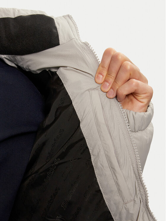 Dickies Dickies Bunda pro přechodné období Waldenburg Hooded DK0A4YEYD06 Šedá Regular Fit