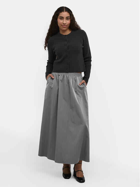 Kaffe Kaffe Trapez suknja Evi 10552315 Siva Regular Fit