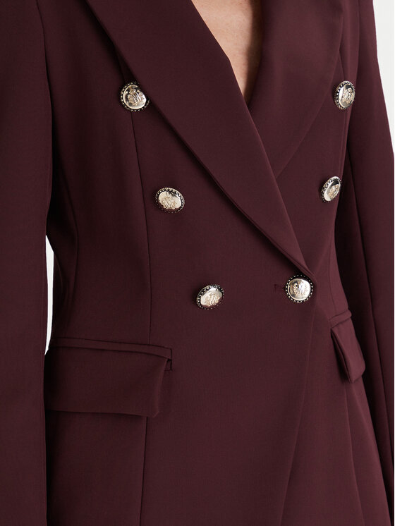 Maryley Maryley Suknjič 25IB139/43BU Bordo rdeča Regular Fit