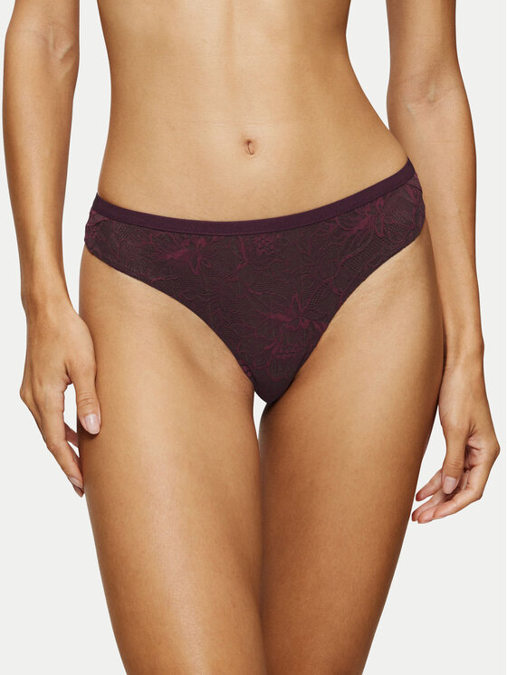 Triumph Brazílske nohavičky Amourette Charm 10214456 Bordová