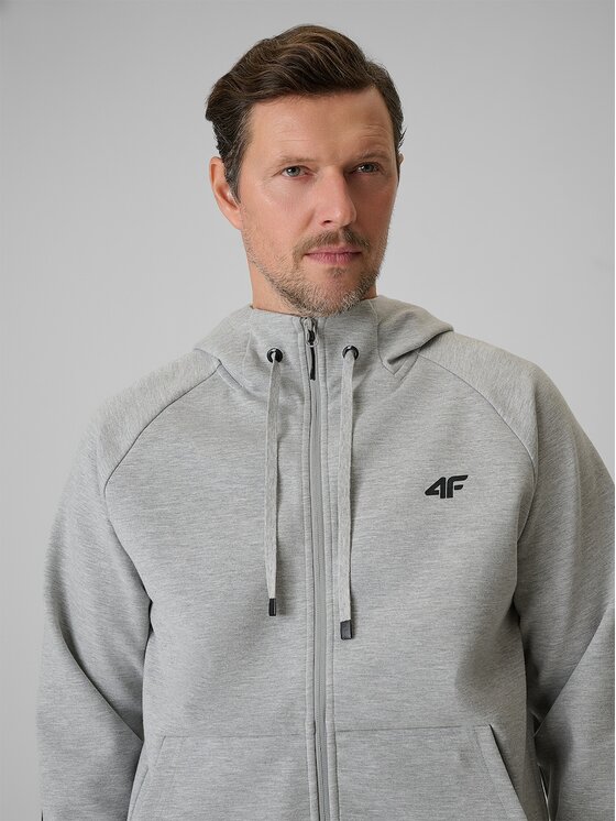4F 4F Felpa 4FRSS26TSWSM2974-27M Grigio Regular Fit