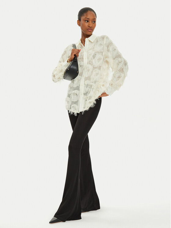 Marella Marella Риза Douglas 2423116022 Екрю Regular Fit