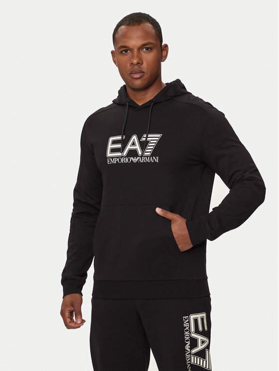 EA7 Emporio Armani EA7 Emporio Armani Суитшърт 6DPM62 PJVRZ 1200 Черен Regular Fit
