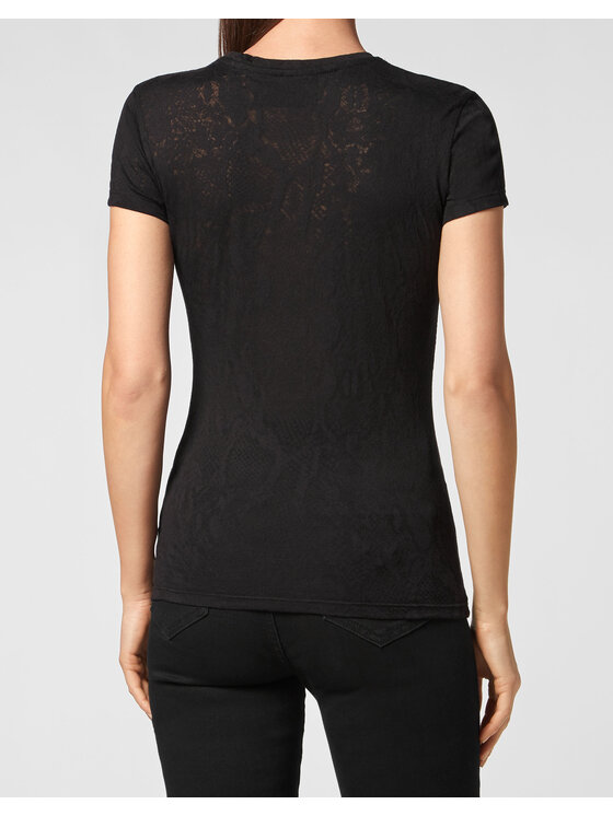PHILIPP PLEIN PHILIPP PLEIN T-Shirt 1489 Czarny Regular Fit