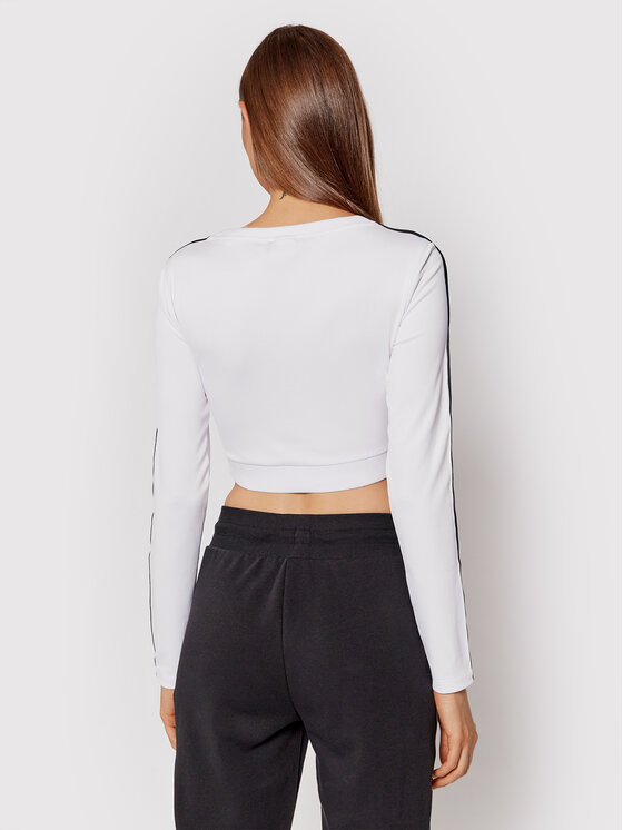 Blusa adicolor Classics H37769 Bianco Fitted Fit