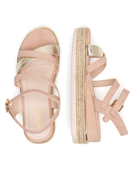 JENNY JENNY Espadrilles LB-P1092-YLD Rózsaszín
