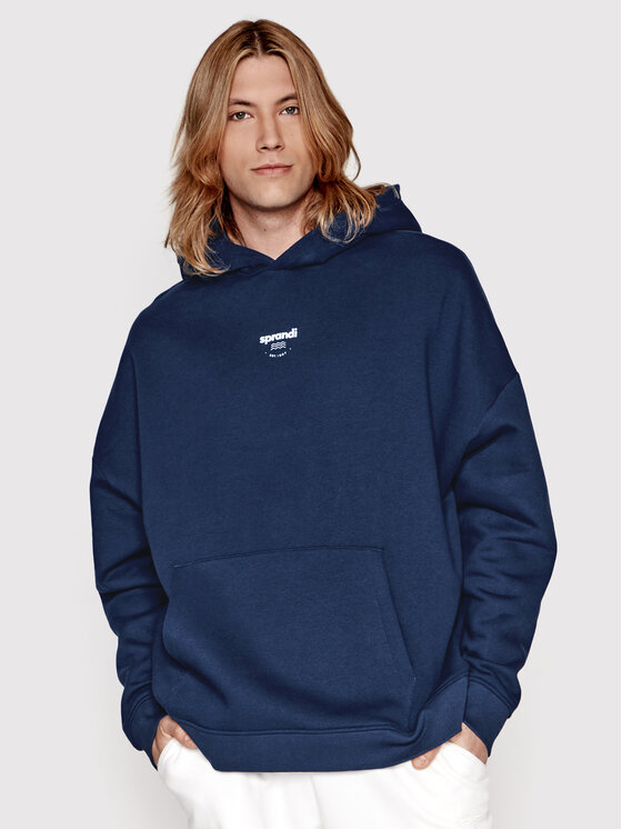 Sprandi Суитшърт SP22-BJM002 Тъмносин Relaxed Fit