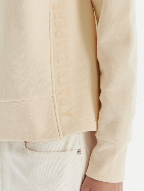 Patrizia Pepe Patrizia Pepe Mikina 2M4494/J079-W405 Écru Regular Fit