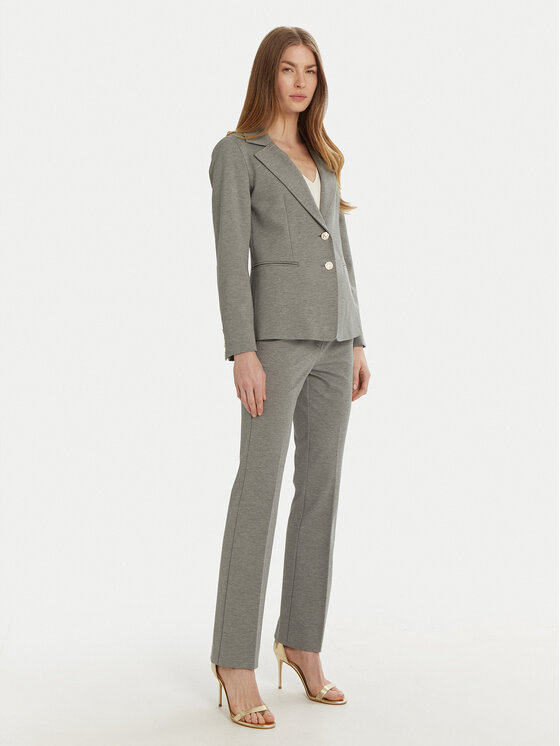 Marella Marella Marynarka Sele 2513911014 Szary Slim Fit