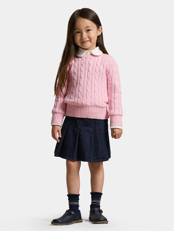 Polo Ralph Lauren Polo Ralph Lauren Πουλόβερ 312901316010 Ανοιχτό ροζ Regular Fit