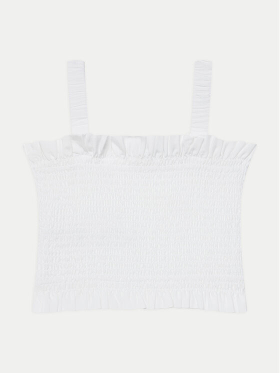 Guess Guess Top J5GH01 WG5S2 Biały Regular Fit