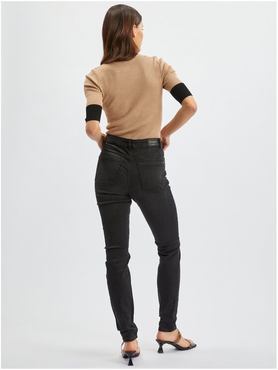 Orsay Orsay Jeansy 311860-667000__36 Czarny Skinny Fit