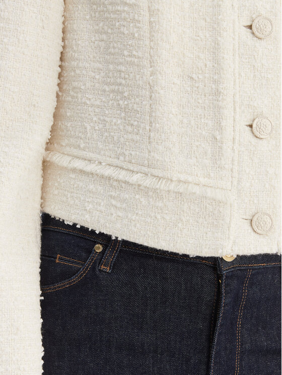 Guess Guess Sakko W6RL54 WJ632 Écru Regular Fit