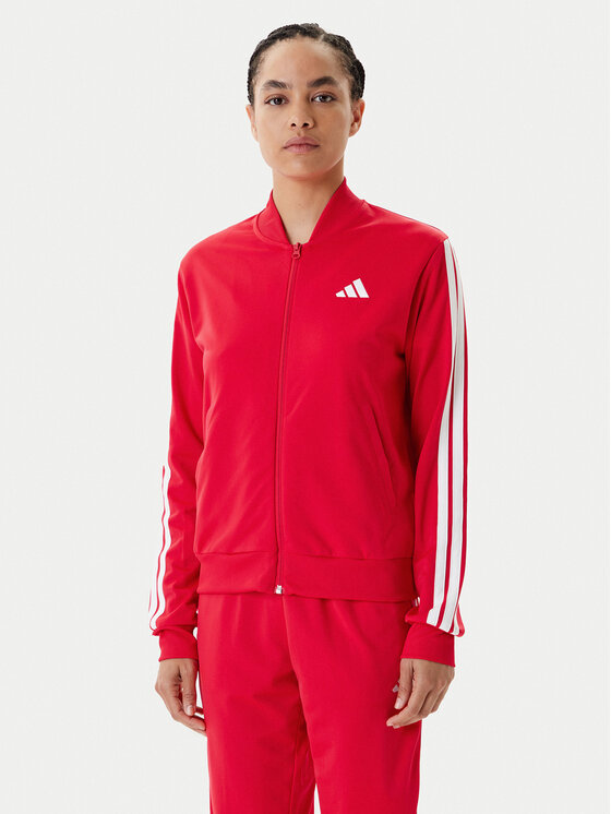 adidas adidas Trenerka Essentials 3-Stripes JD2684 Crvena Regular Fit