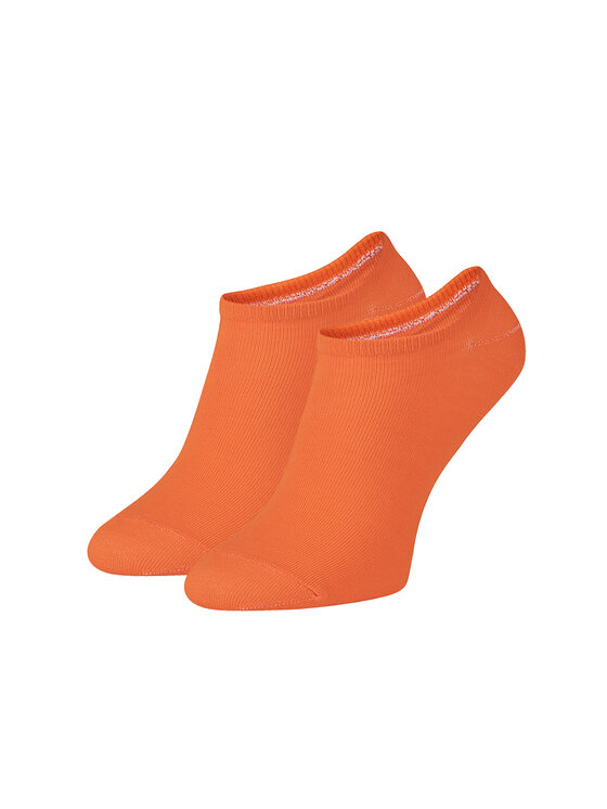 Zooksy Zooksy Skarpety stopki unisex Basic Pomarańczowy