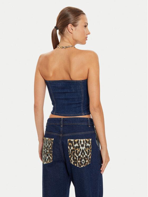 Noisy May Noisy May Marškinėliai 27033511 Tamsiai mėlyna Slim Fit