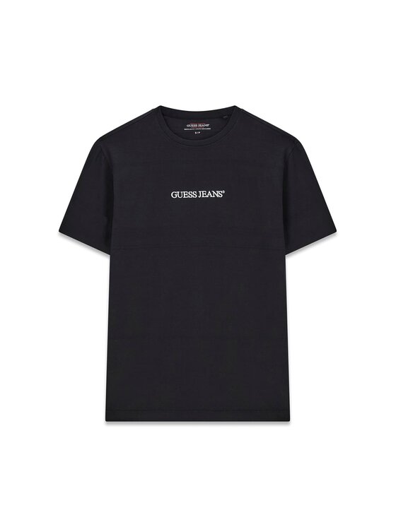 Guess Jeans Guess Jeans T-Shirt M6GIZ3 KE942 Czarny Regular Fit