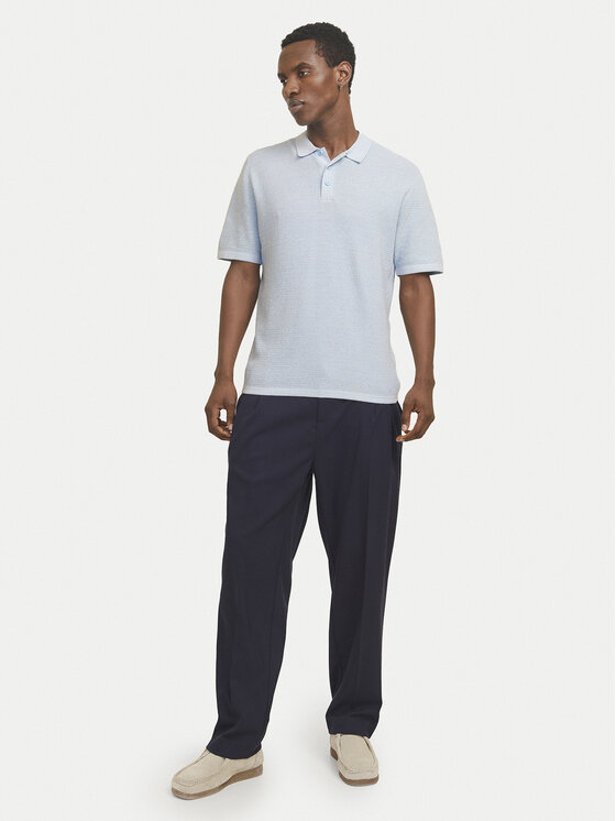 Jack & Jones Jack & Jones Džemper George 12268281 Svijetlo plava Relaxed Fit