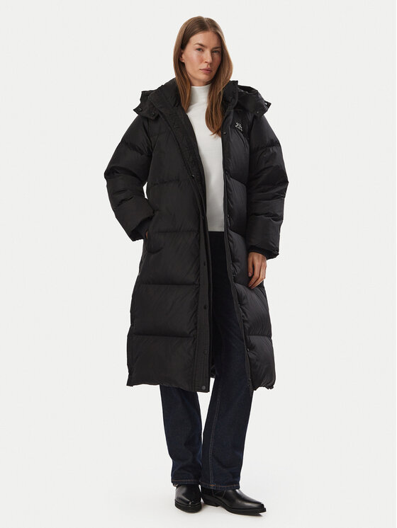 KARL LAGERFELD KARL LAGERFELD Kurtka zimowa B4W15042 Czarny Regular Fit