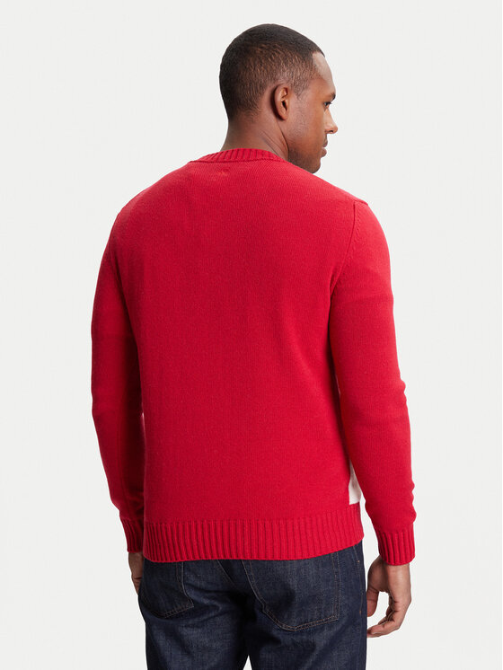 United Colors Of Benetton United Colors Of Benetton Sweater 1244K108R Piros Regular Fit