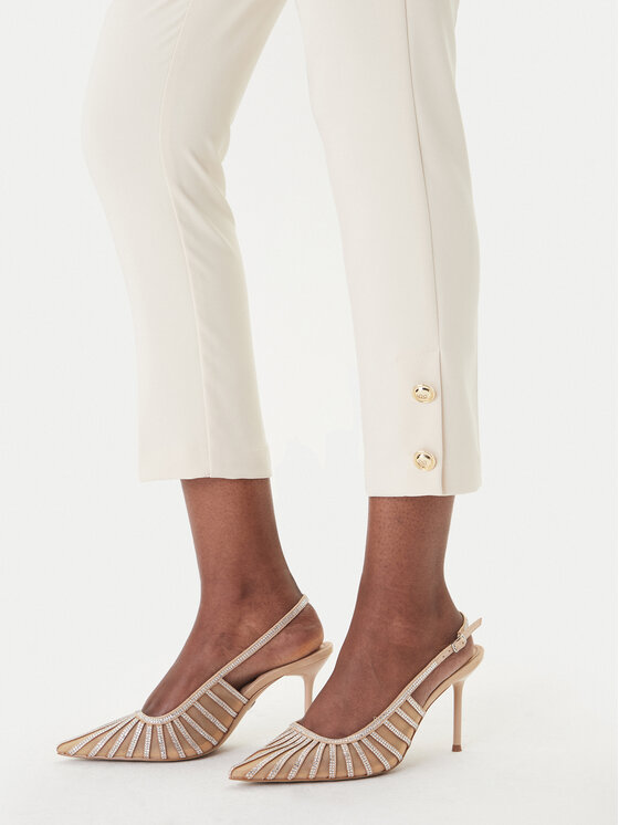 Rinascimento Rinascimento Pantaloni di tessuto CFC0128641003 Beige Slim Fit