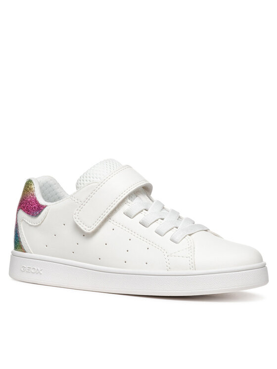 Geox Geox Sneakersy J Eclyper J36LRA 0BCQD C0653 S Biały