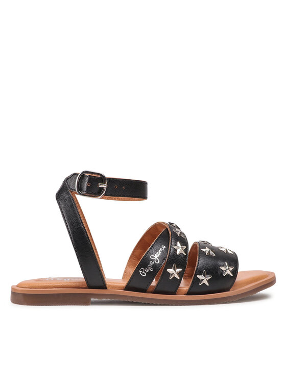 Pepe Jeans Sandales Irma Studs PGS90176 Melns