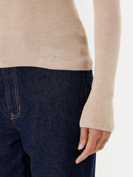 Guess Guess Dolčevita W5BR15 Z3OW2 Bež Slim Fit
