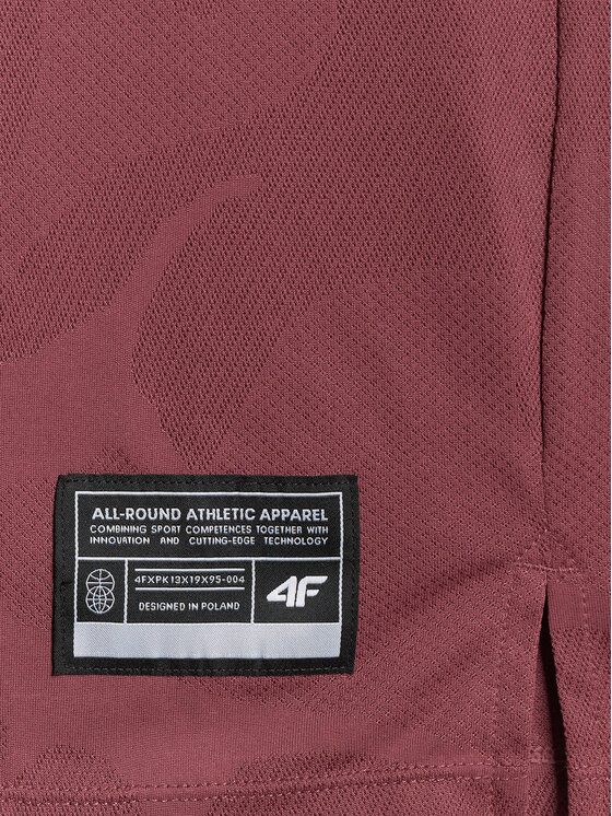 4F 4F Tank top BASKETBALL Bordowy Loose Fit