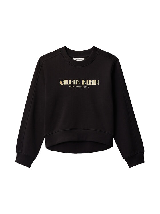 Calvin Klein Jeans Calvin Klein Jeans Mikina IG0IG03069 Čierna Regular Fit